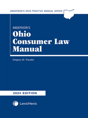 cover image of Anderson's Ohio Consumer Law Manual